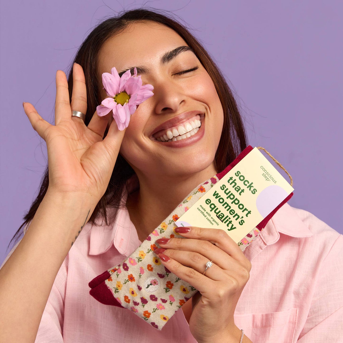 Socks that Support Women's Equality | Fields of Florals