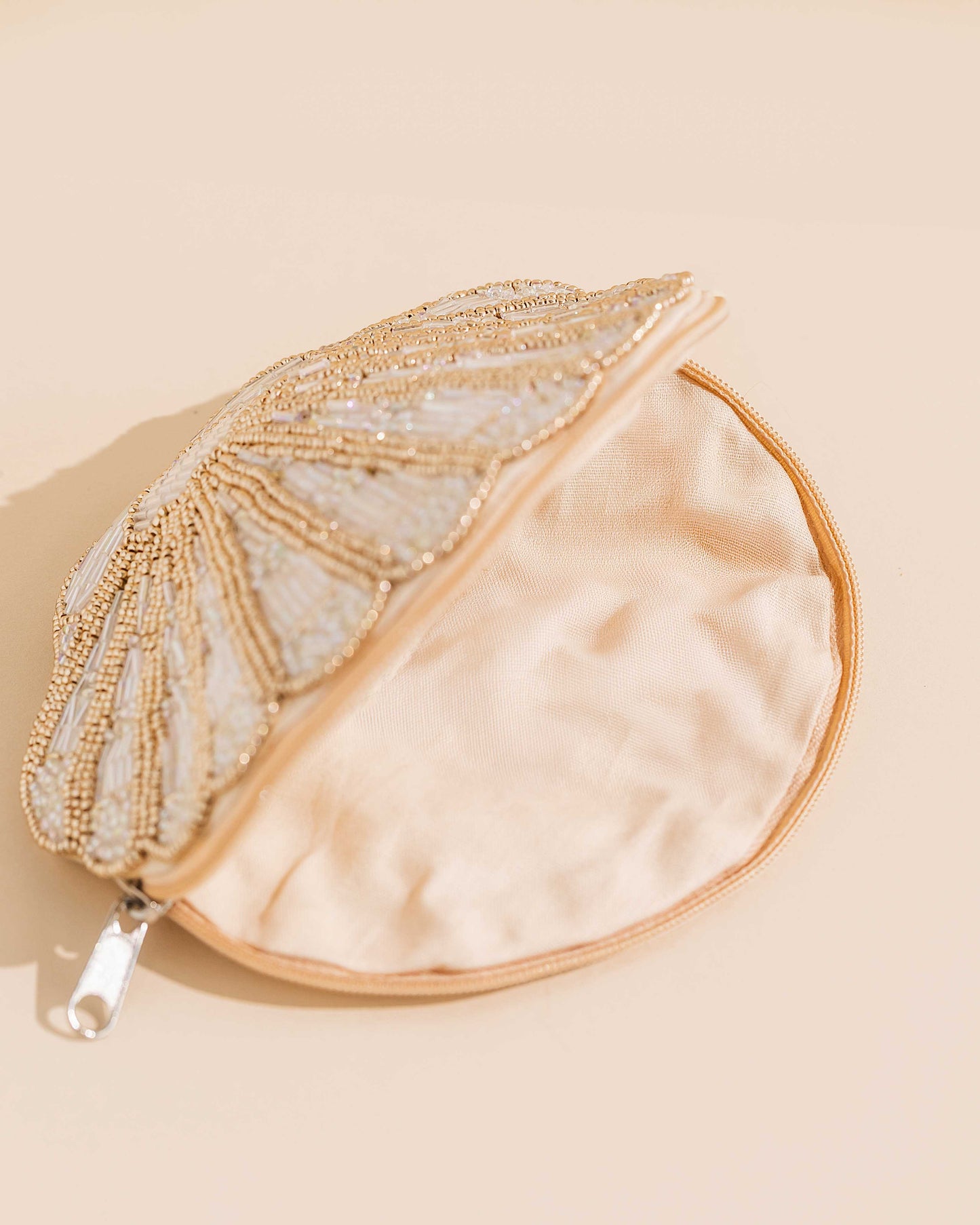 Champagne Seashell Pouch