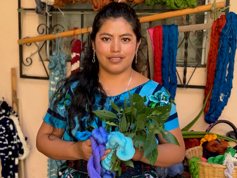 Indigo Maya Pouch