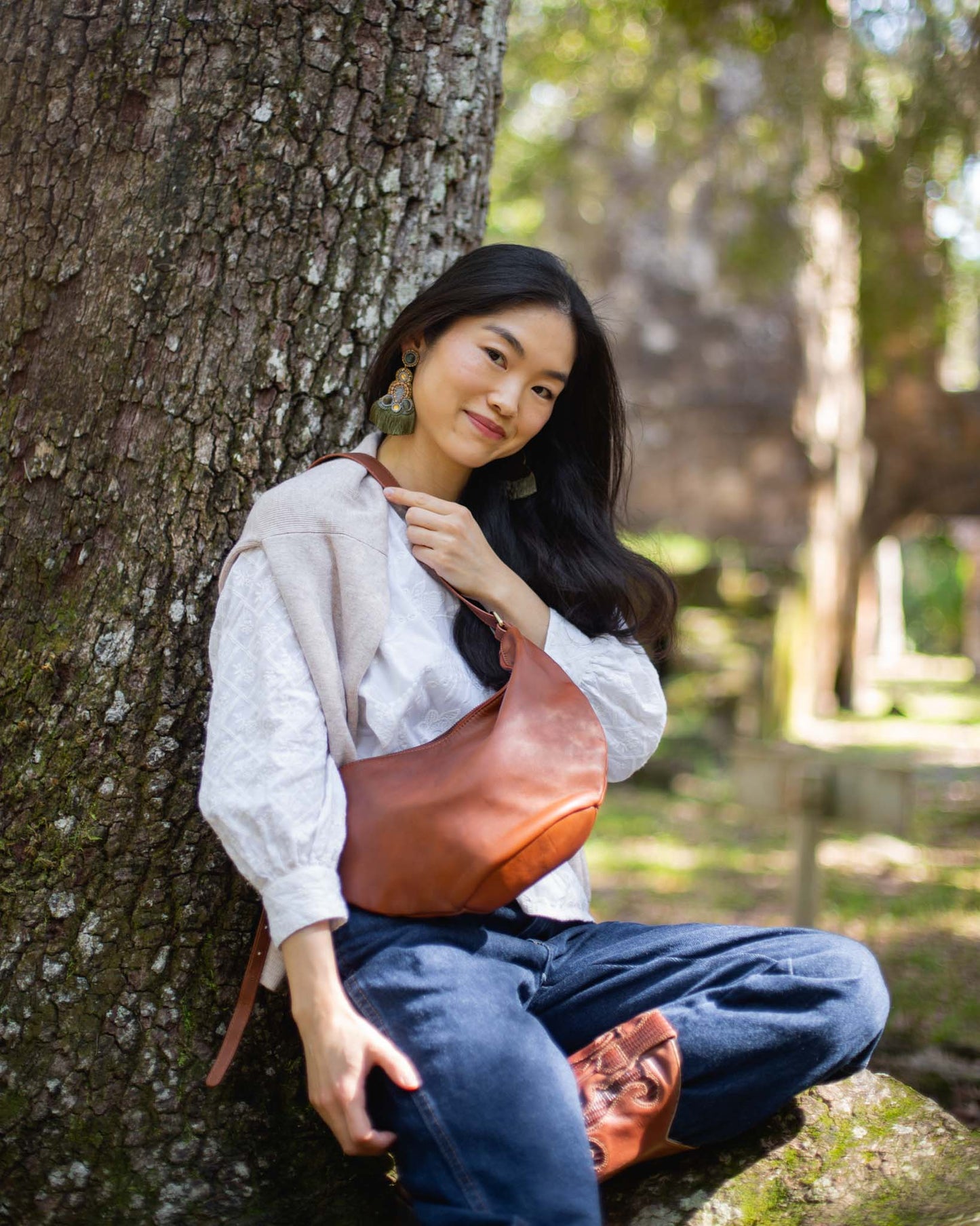 Zora Crescent Bag
