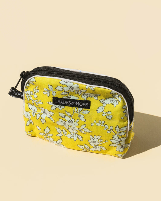 Sunshine Florals Cosmetic Bag