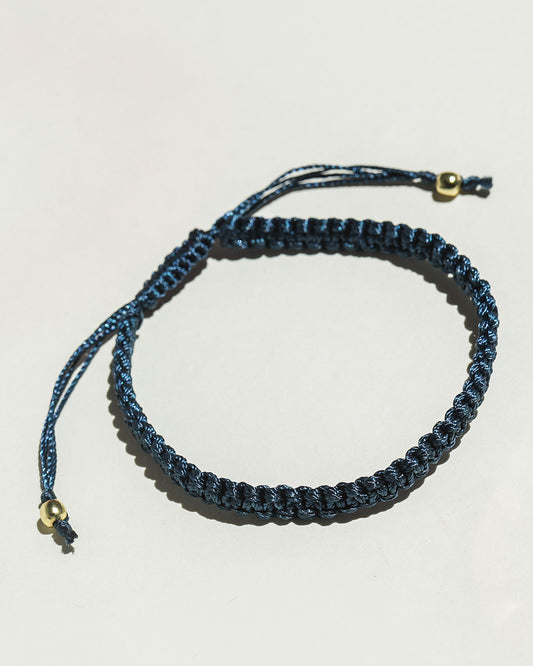 Blue Braided Bracelet