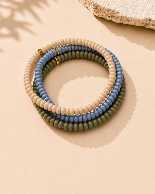 Blue Sage Bracelet Stack