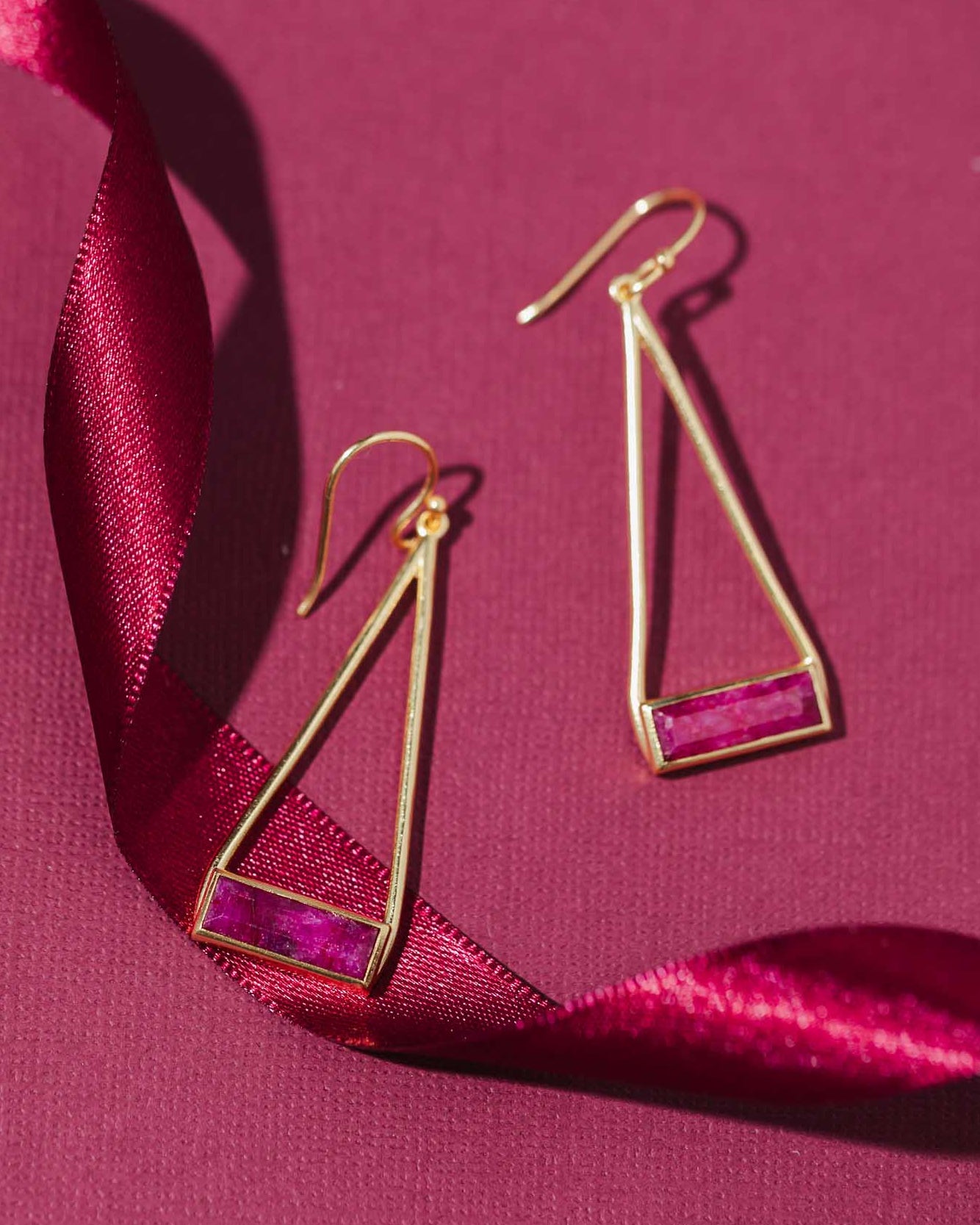 Enhanced Ruby Earrings – Trades of Hope