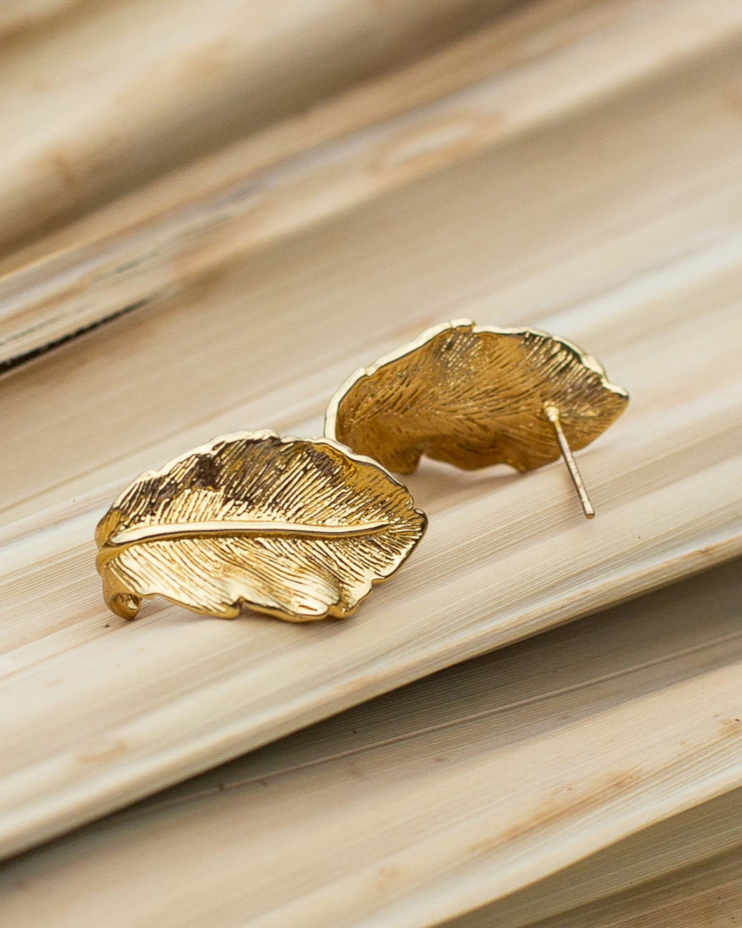 Palm Leaf Earrings