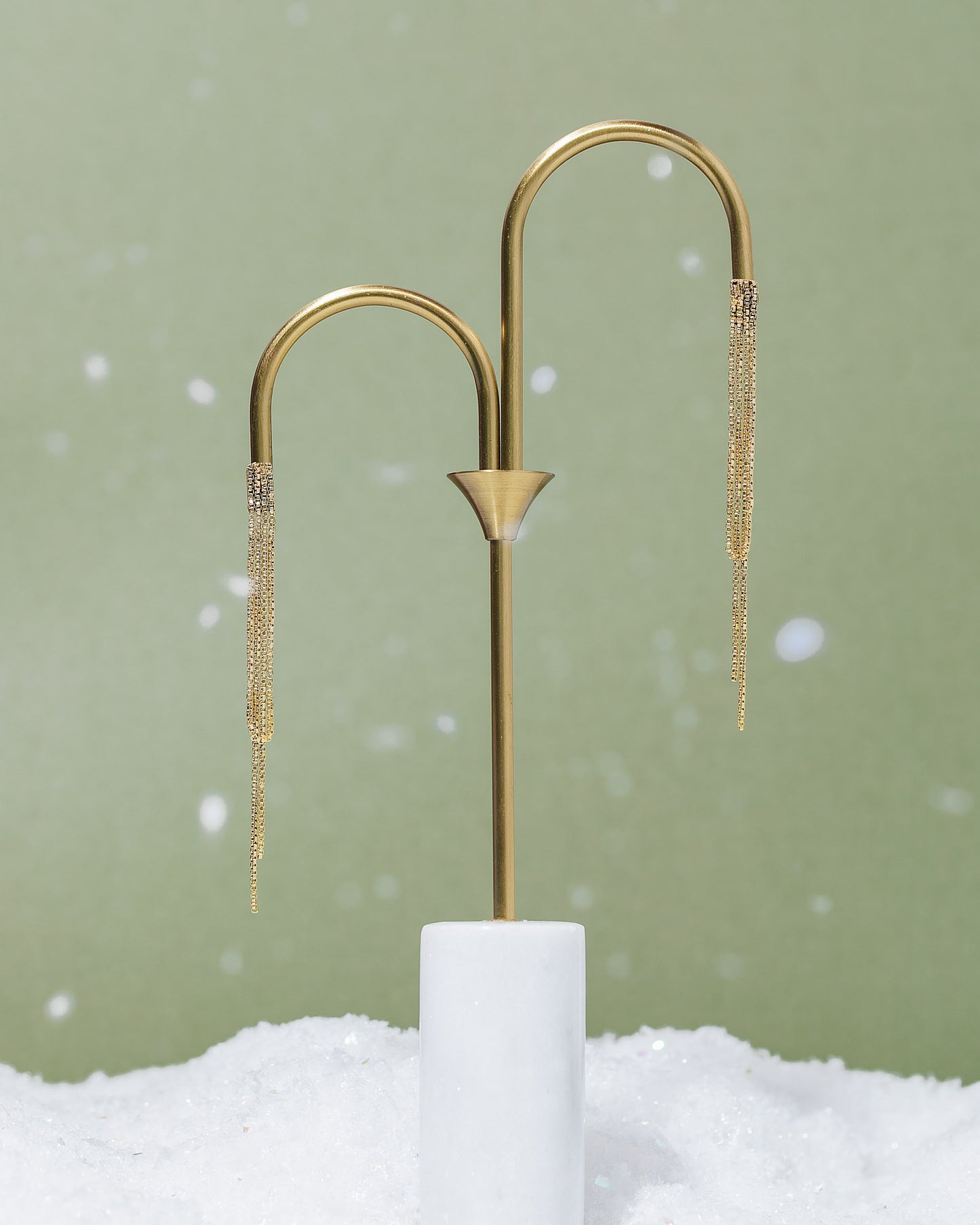 Starfall Strand Earrings - Gold