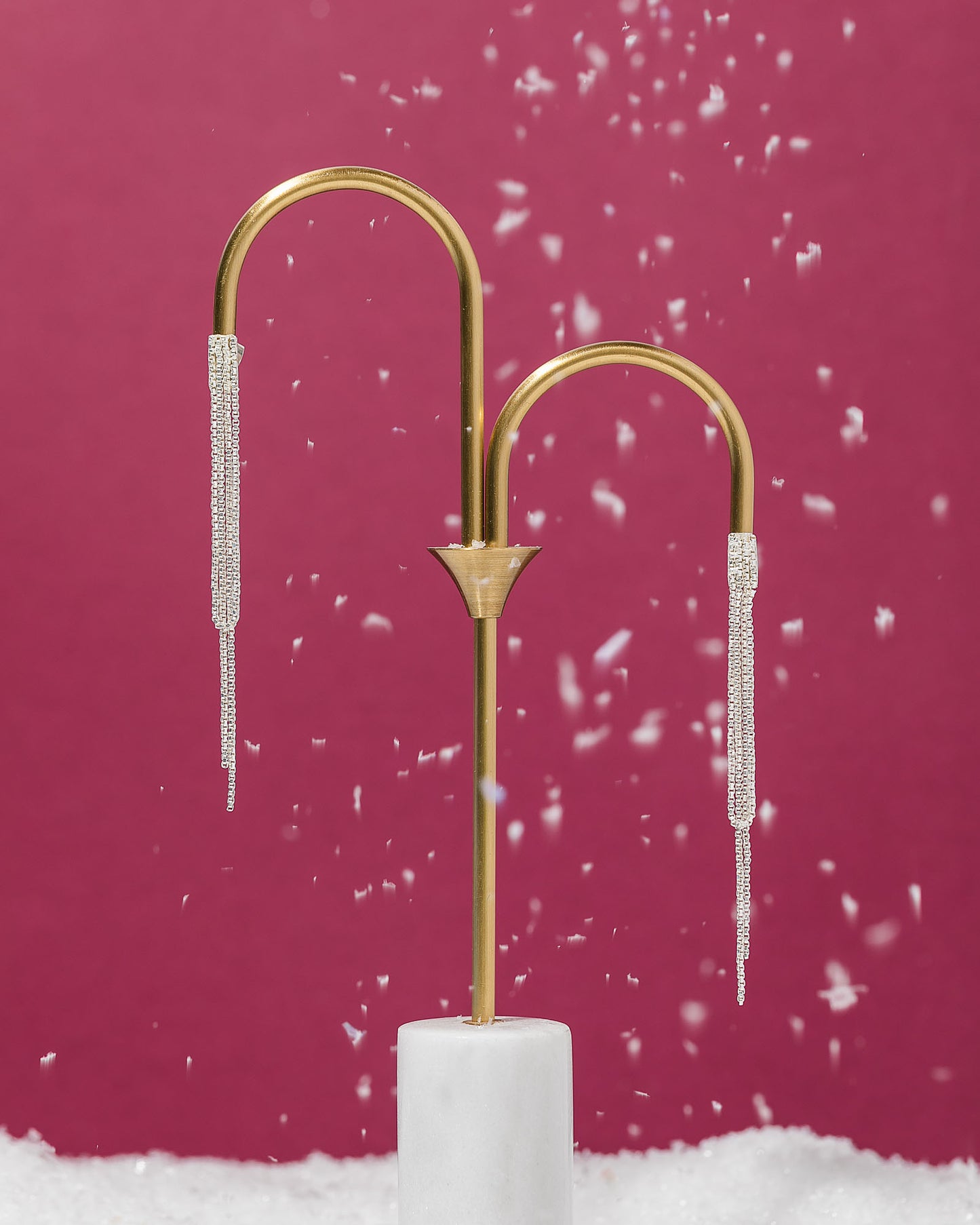 Starfall Strand Earrings - Silver