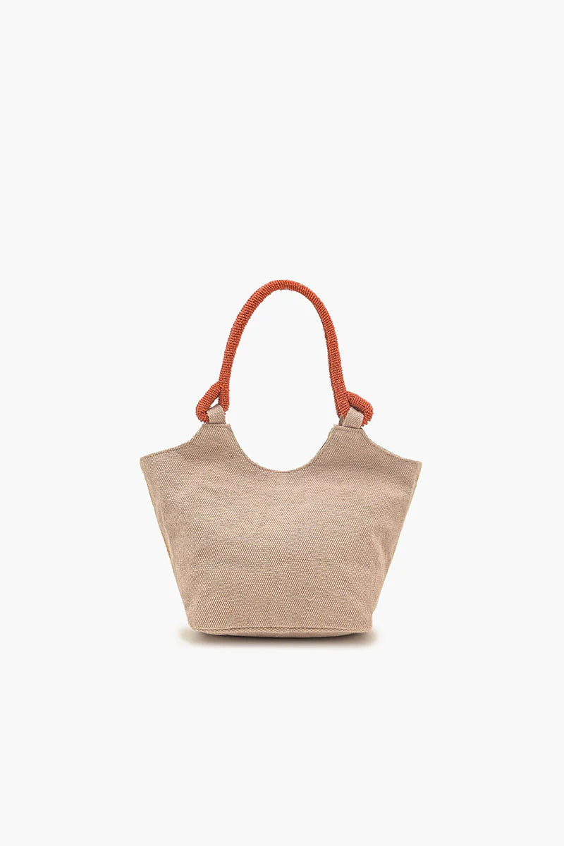 Leopard Lacewing Butterflies Beaded Tote