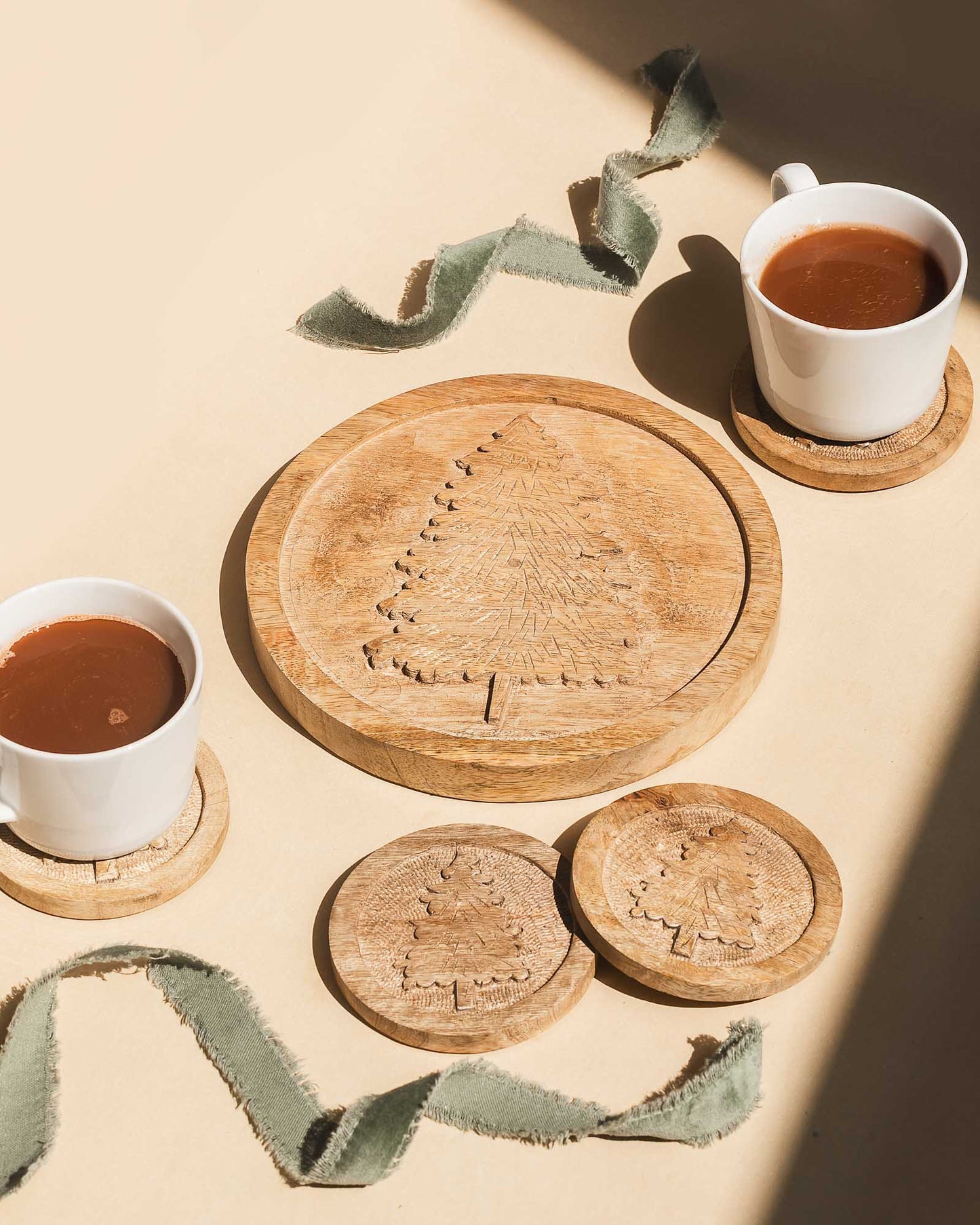 Evergreen Coaster Set