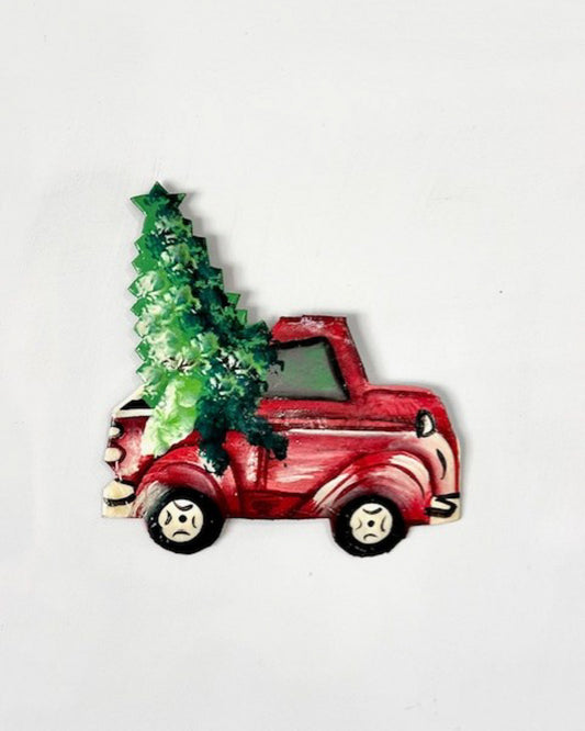 Holiday Truck Magnet