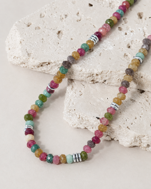 Mosaic Necklace - Silver