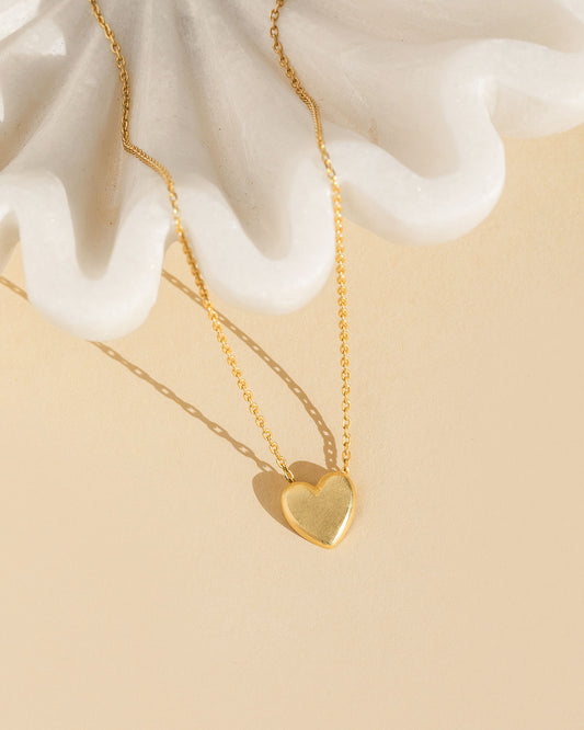 Rescued Heart Necklace - Gold