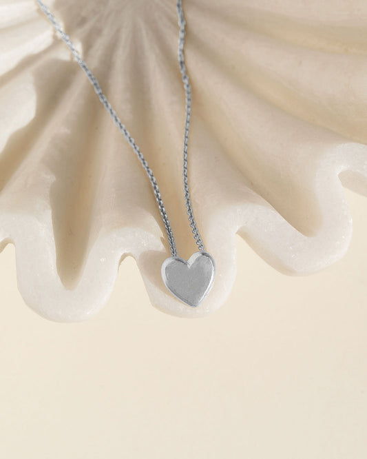 Rescued Heart Necklace - Silver