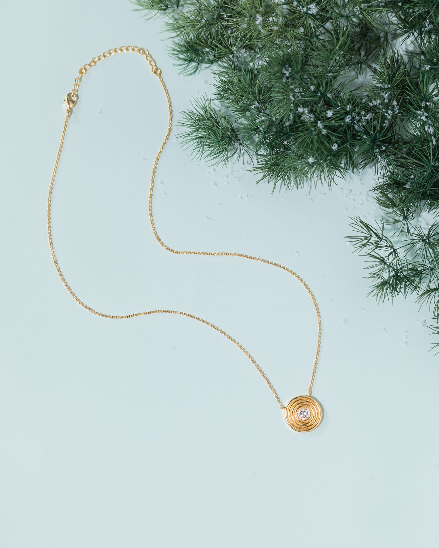 Ripples of Change Necklace - Gold