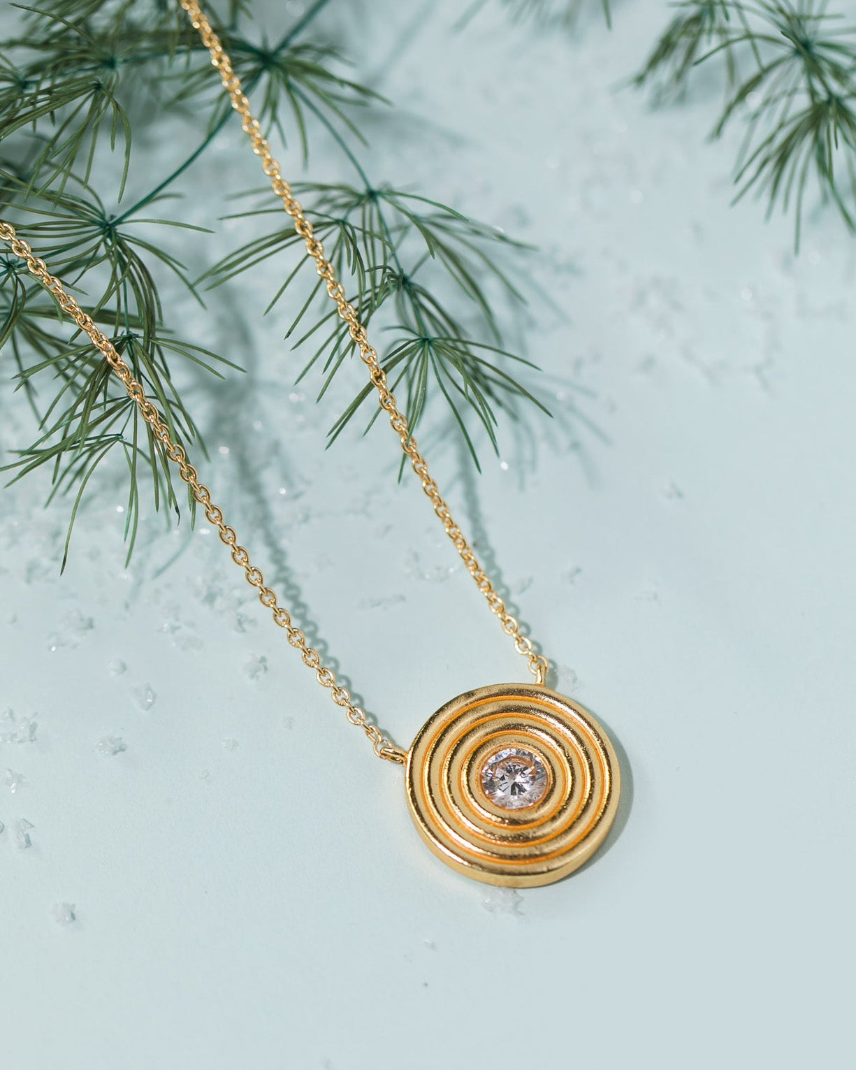 Ripples of Change Necklace - Gold