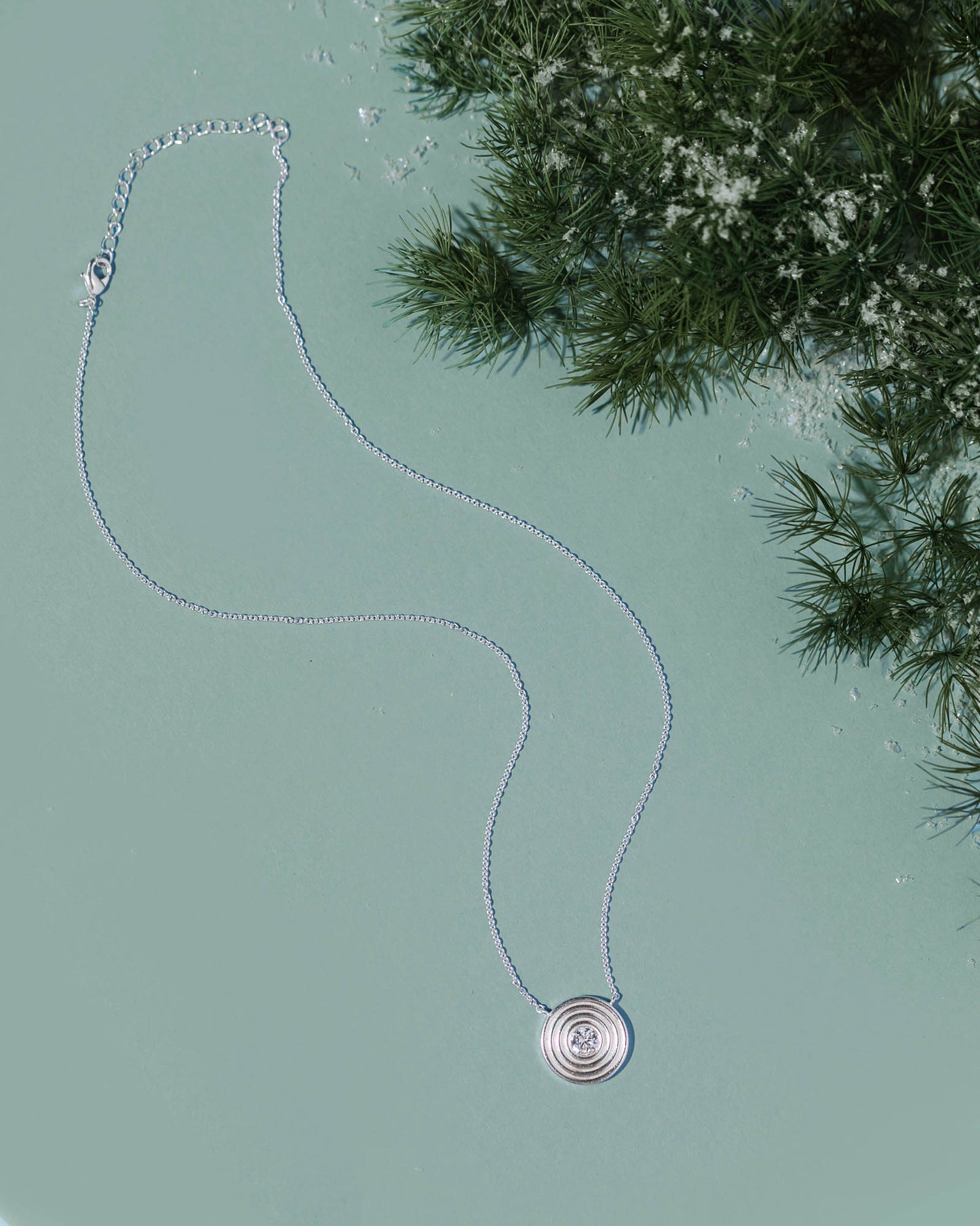 Ripples of Change Necklace - Silver