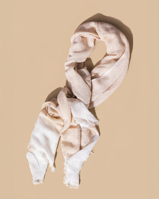 Golden Woven Scarf