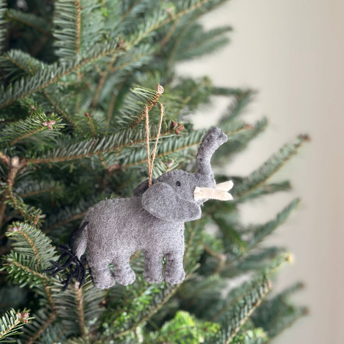 Felt Ornament Set of 5 - Safari Animals
