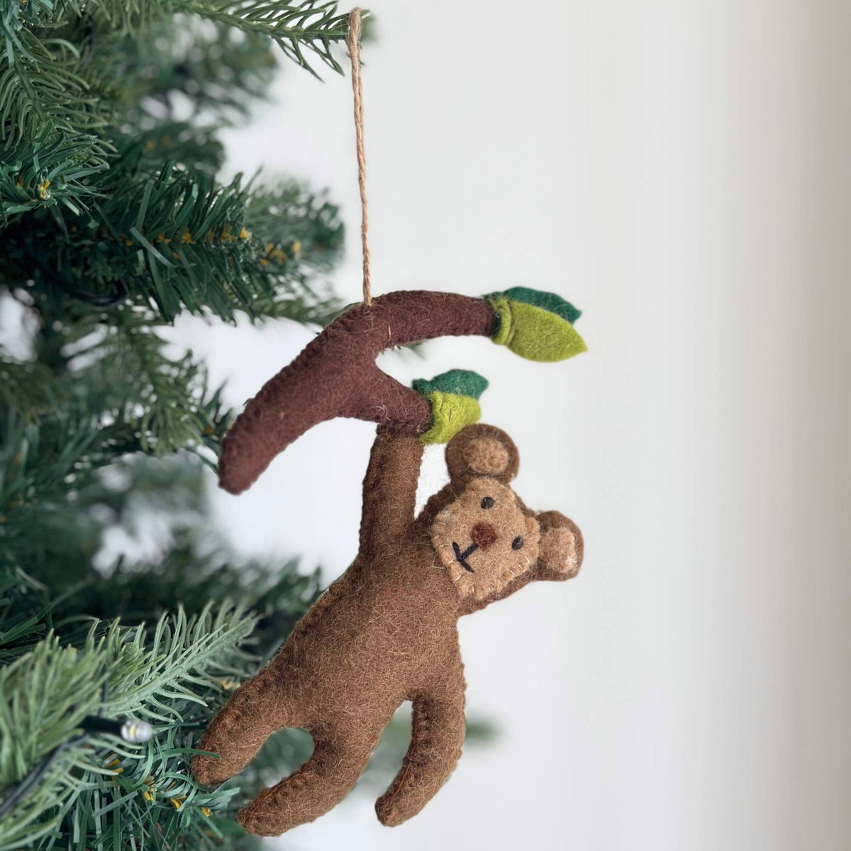Felt Ornament Set of 5 - Safari Animals
