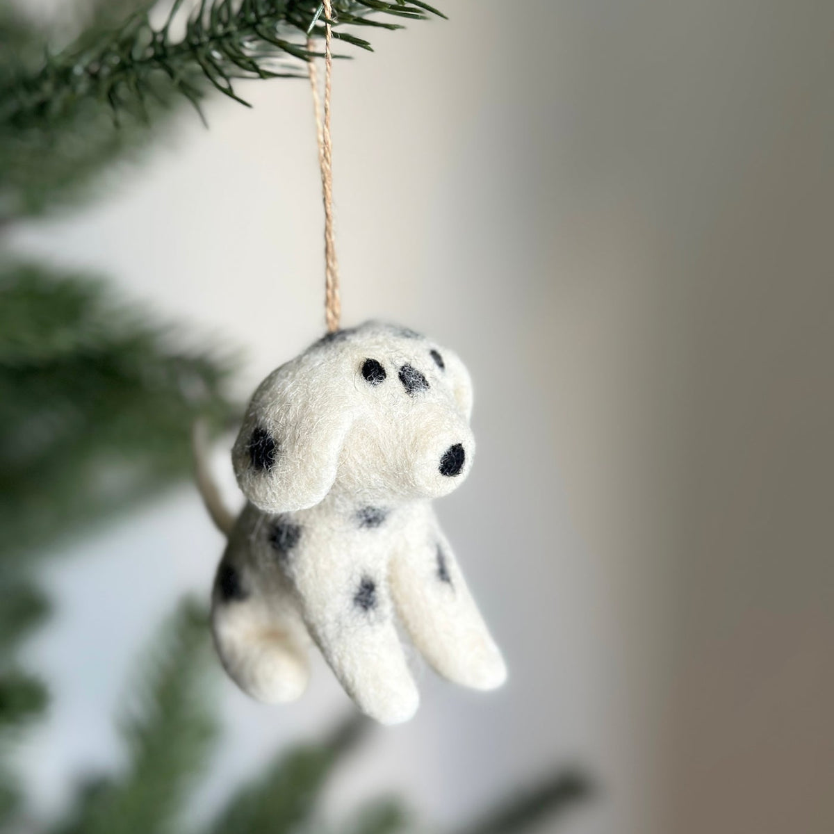 Felt Dalmatian Ornament