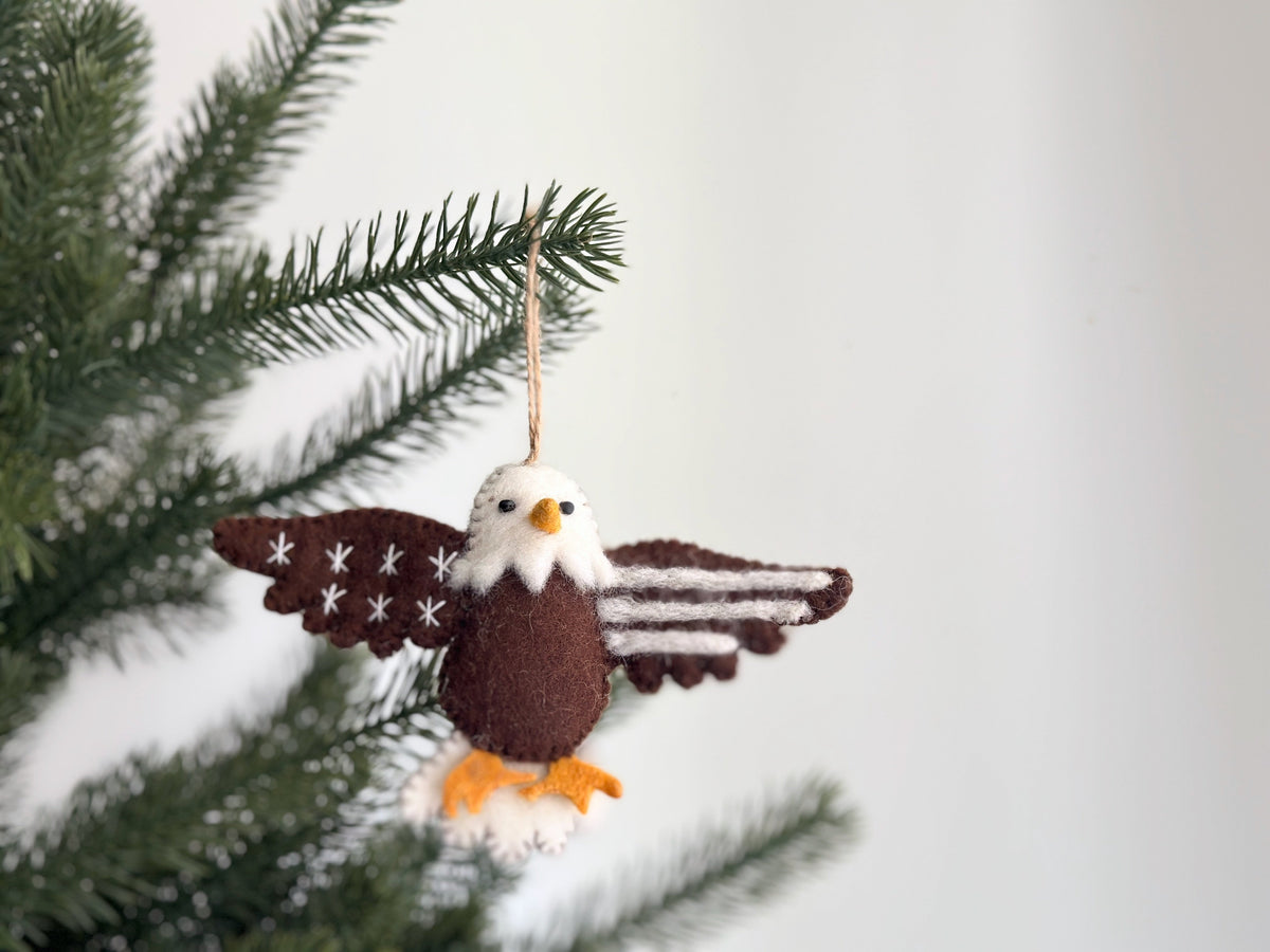 Felt Eagle Ornament