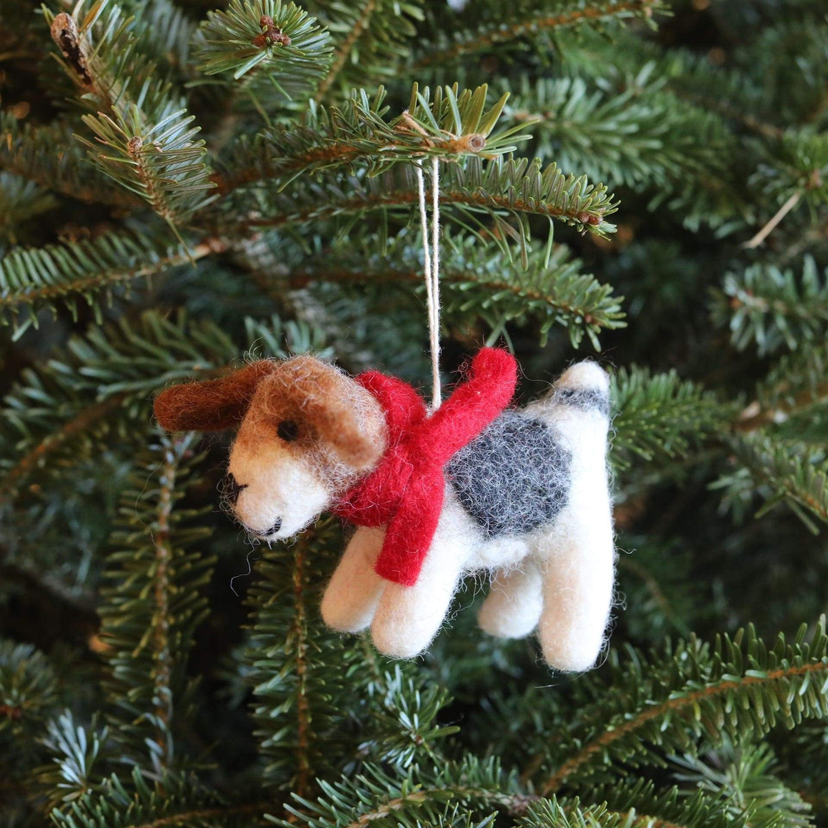 Felt Ornament - Jack Russell