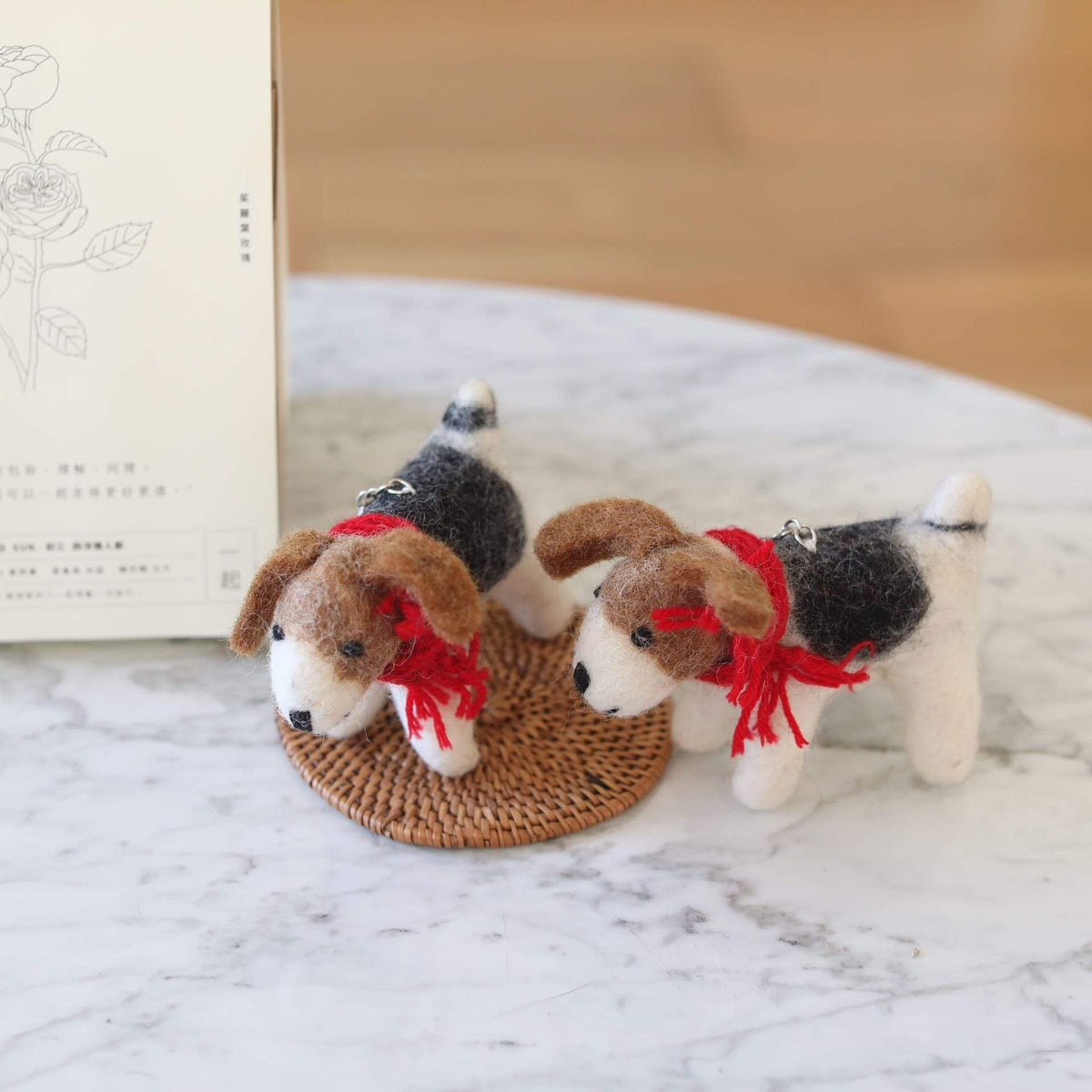 Felt Ornament - Jack Russell Dog