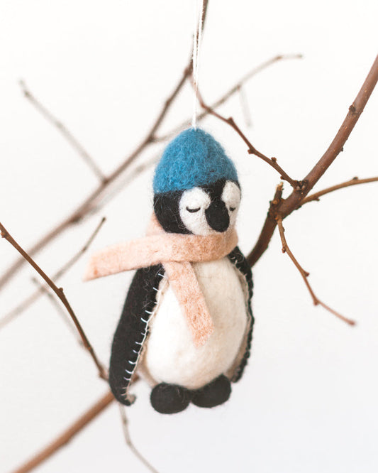 Penguin Felt Ornament