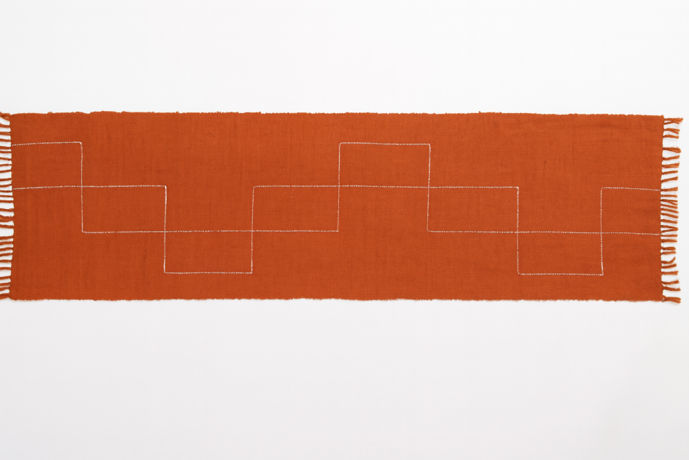 Rift Valley Handwoven Ethiopian Cotton Table Runner