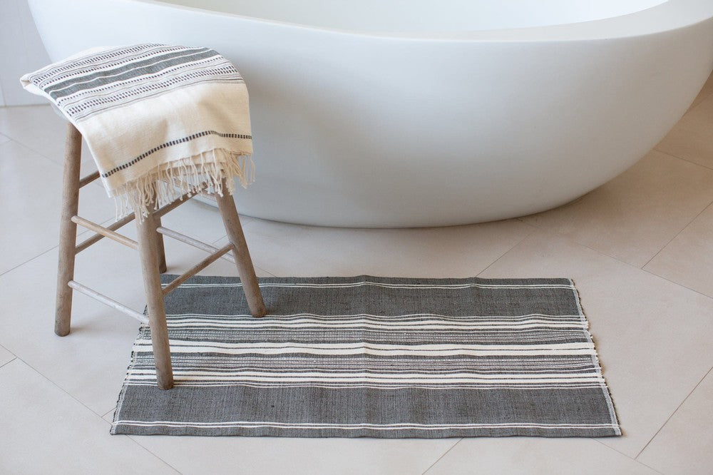 Genalé Handwoven Ethiopian Cotton Bath Mat