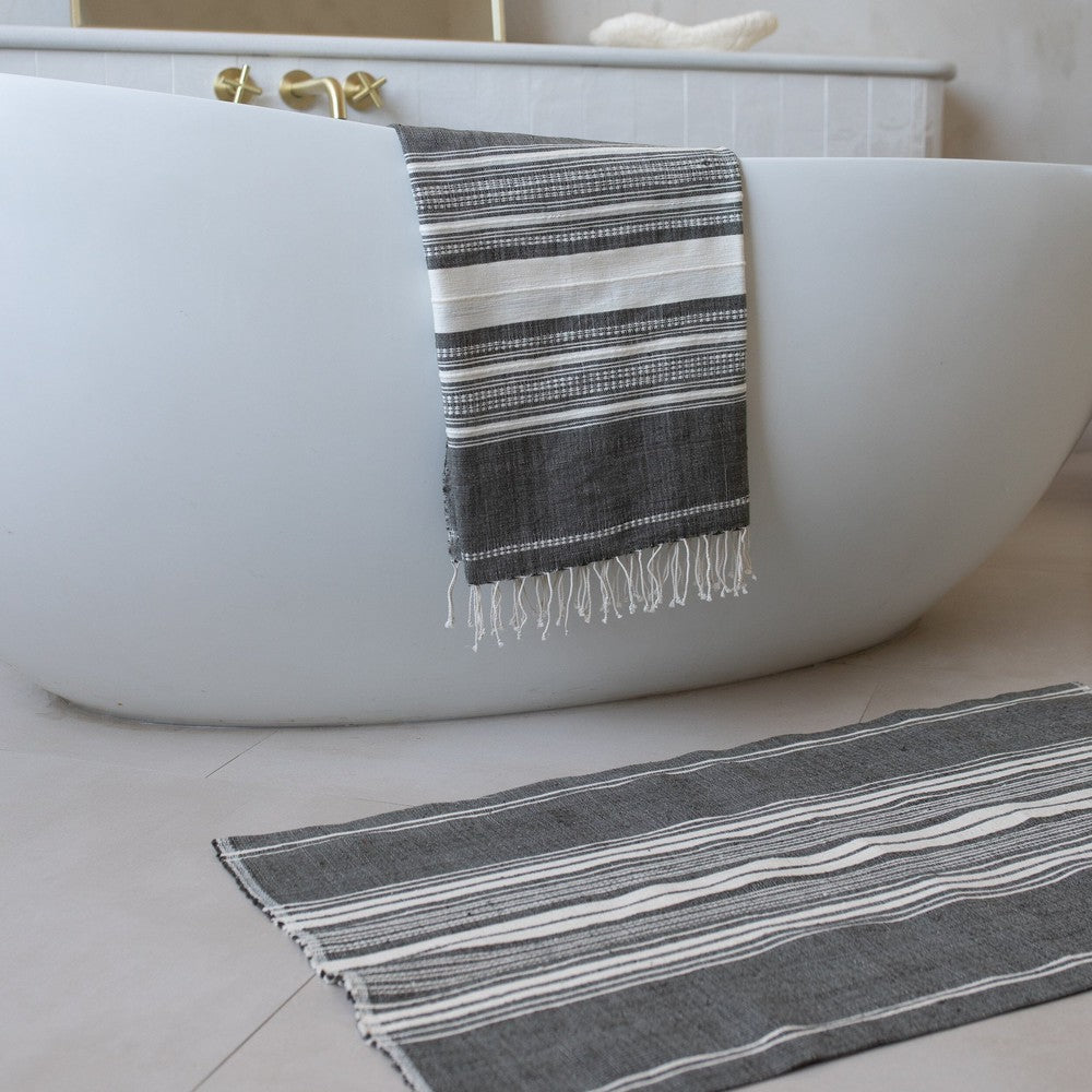Genalé Handwoven Ethiopian Cotton Bath Mat