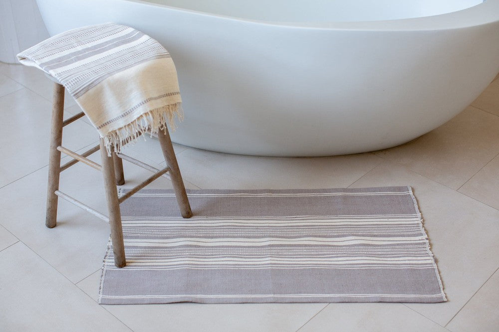Genalé Handwoven Ethiopian Cotton Bath Mat