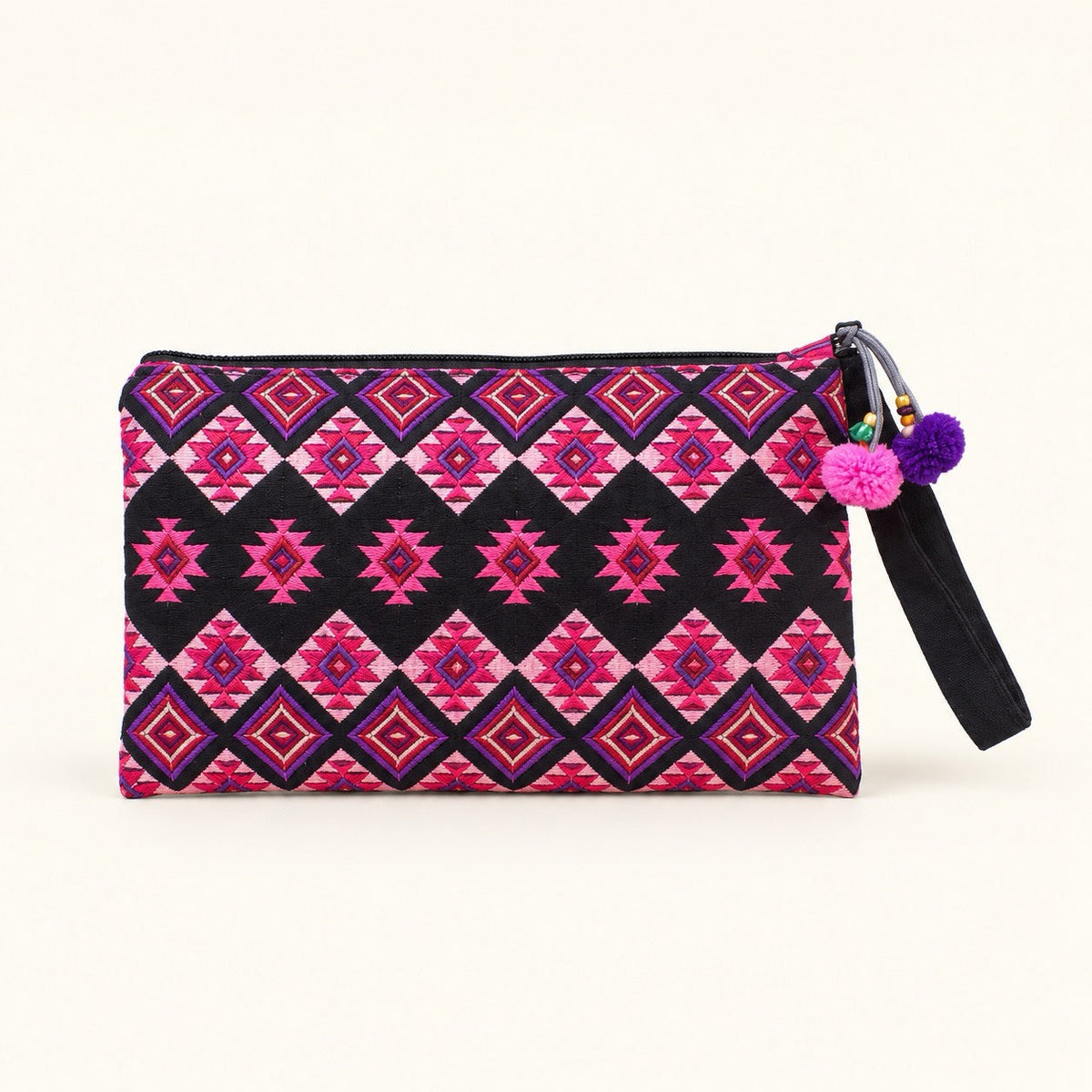 Lumily - Sarita Hmong Embroidered Wristlet - Thailand