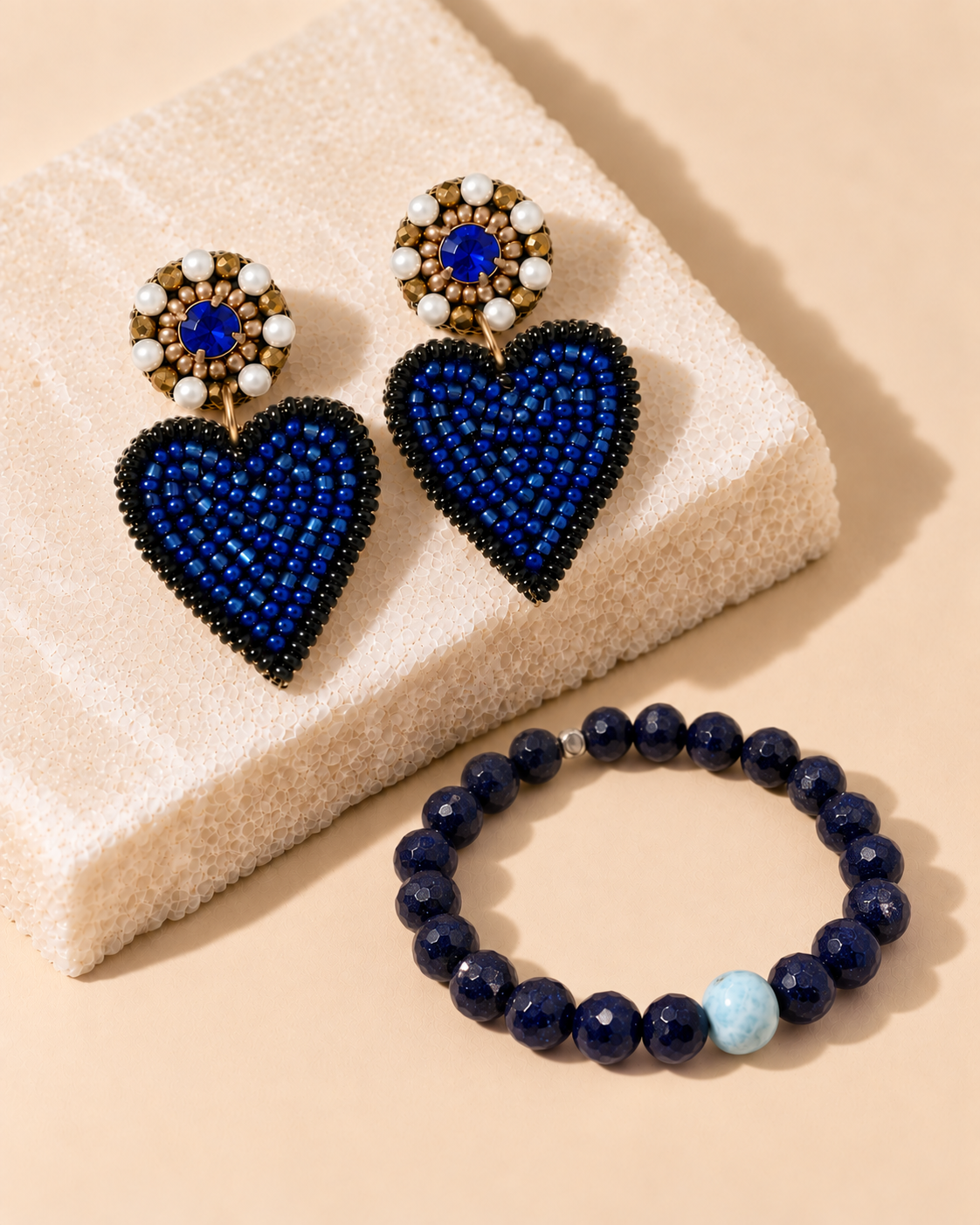 Goldstone Heart Set