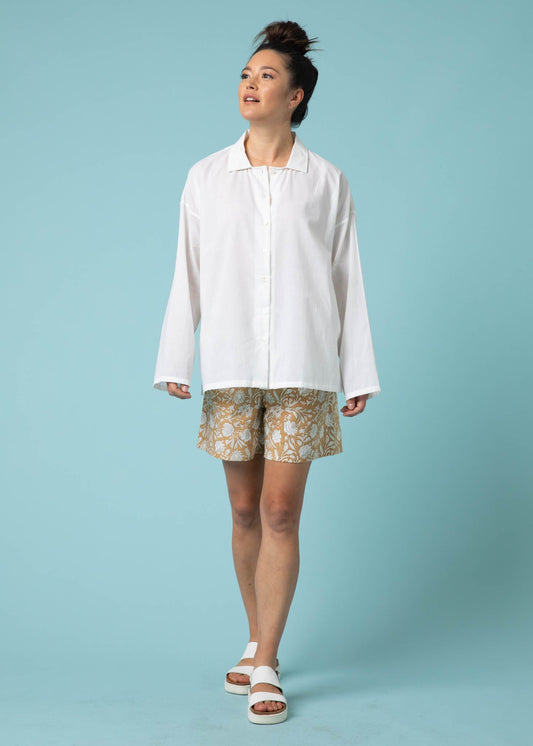Relaxed Boyfriend Shirt - White