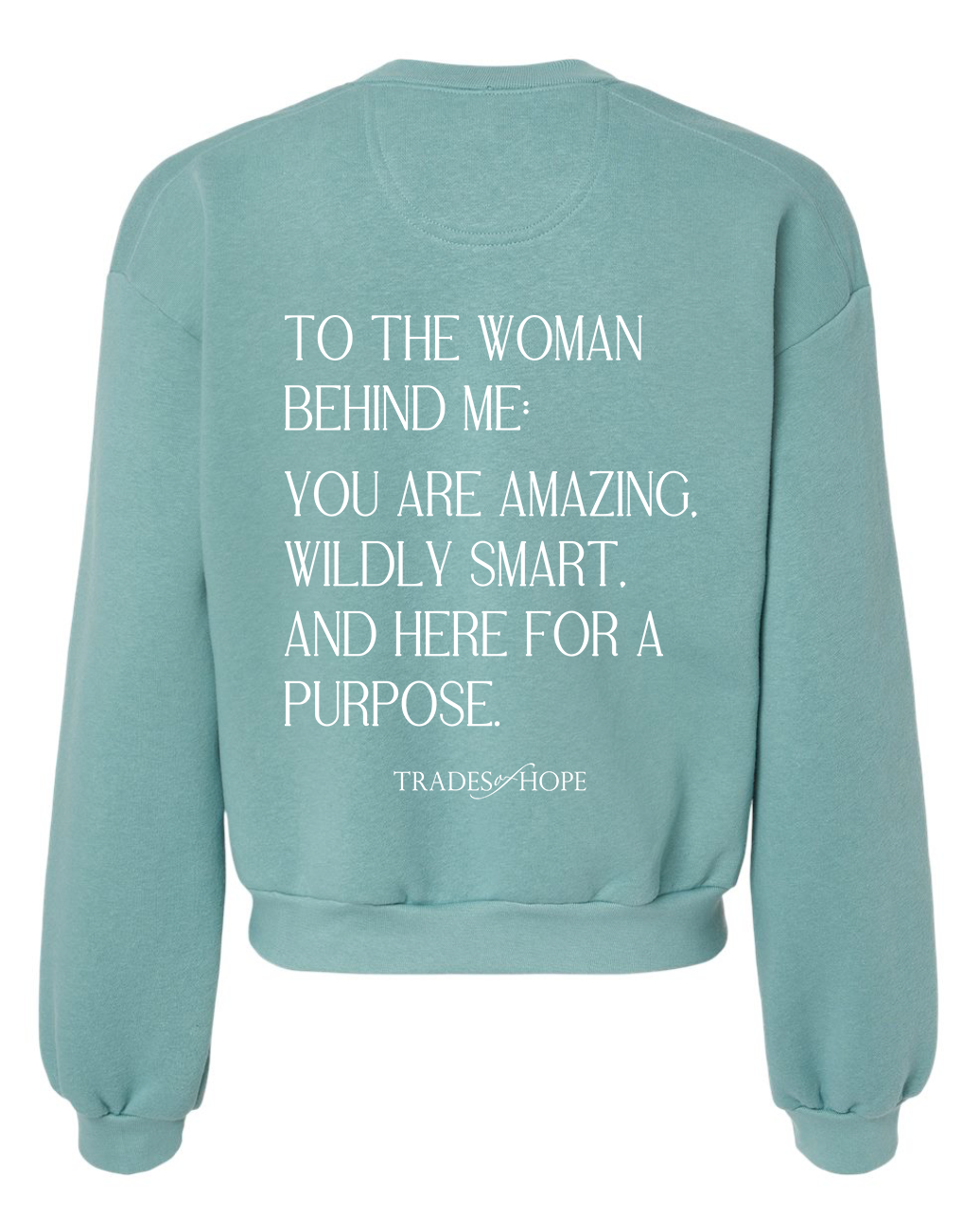 Hope Girl Sweatshirt Cropped