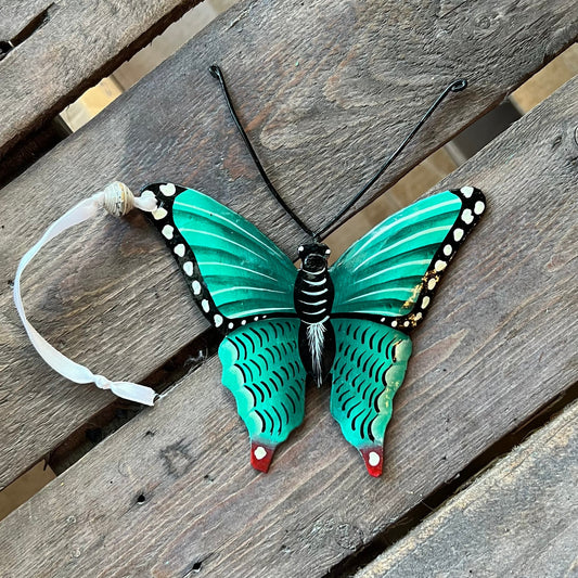 Painted Butterfly Ornament