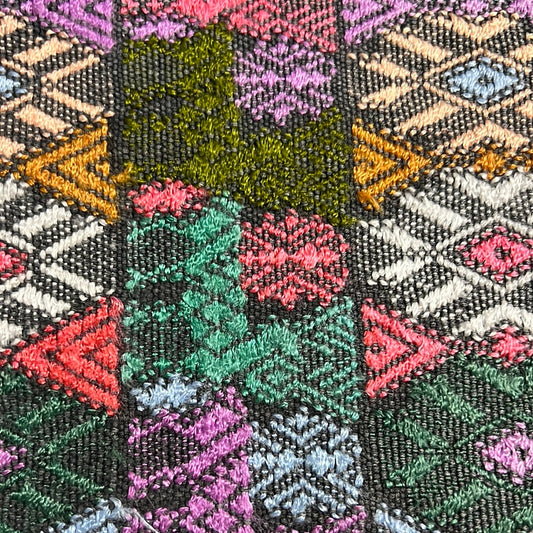 Huipil & Hemp Throw Pillow Cover