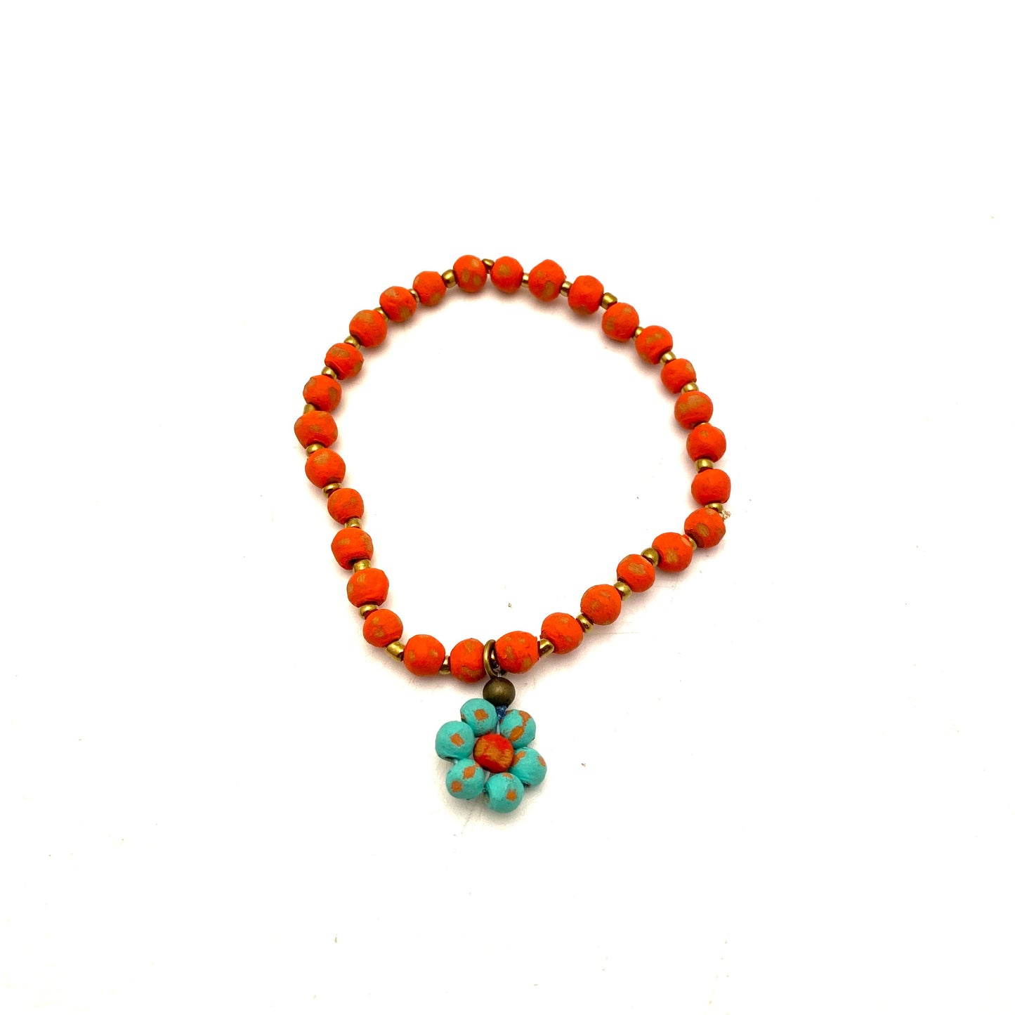 Ceramic Daisy Bracelet