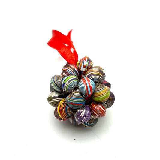 Cereal Box Bead Popcorn Ornament