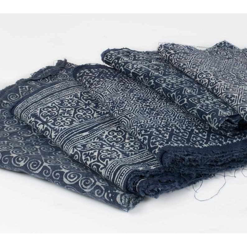 Oasis Hmong Batik Indigo Clutch - Thailand