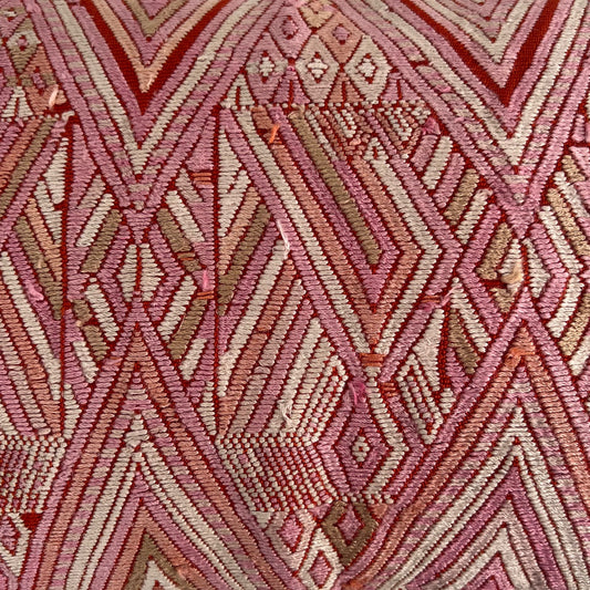 Huipil & Hemp Throw Pillow Cover