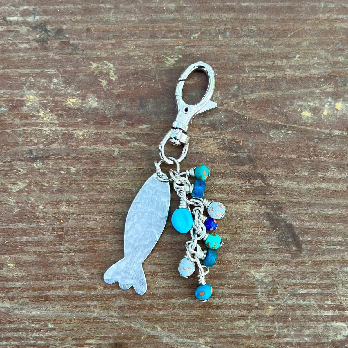 Aluminum Fish Keychain