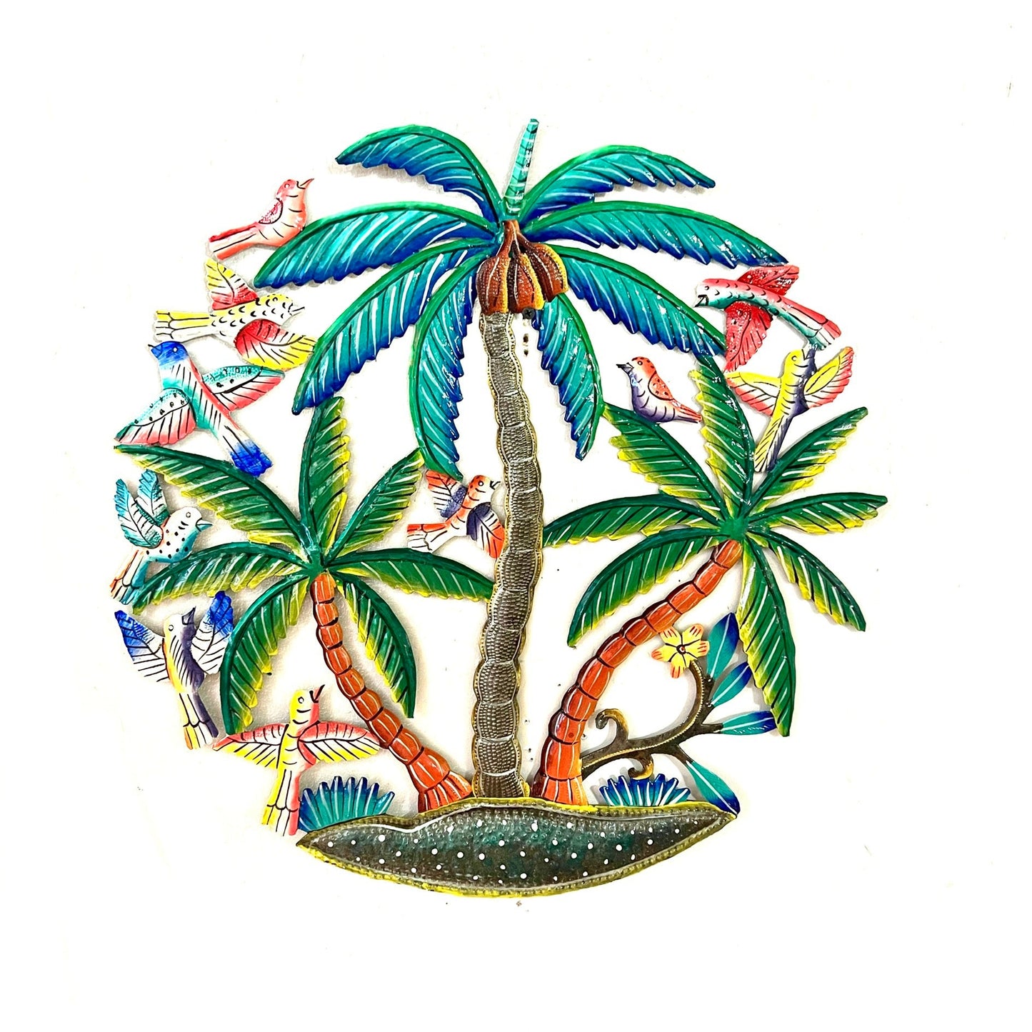 Palm Trees and Birds