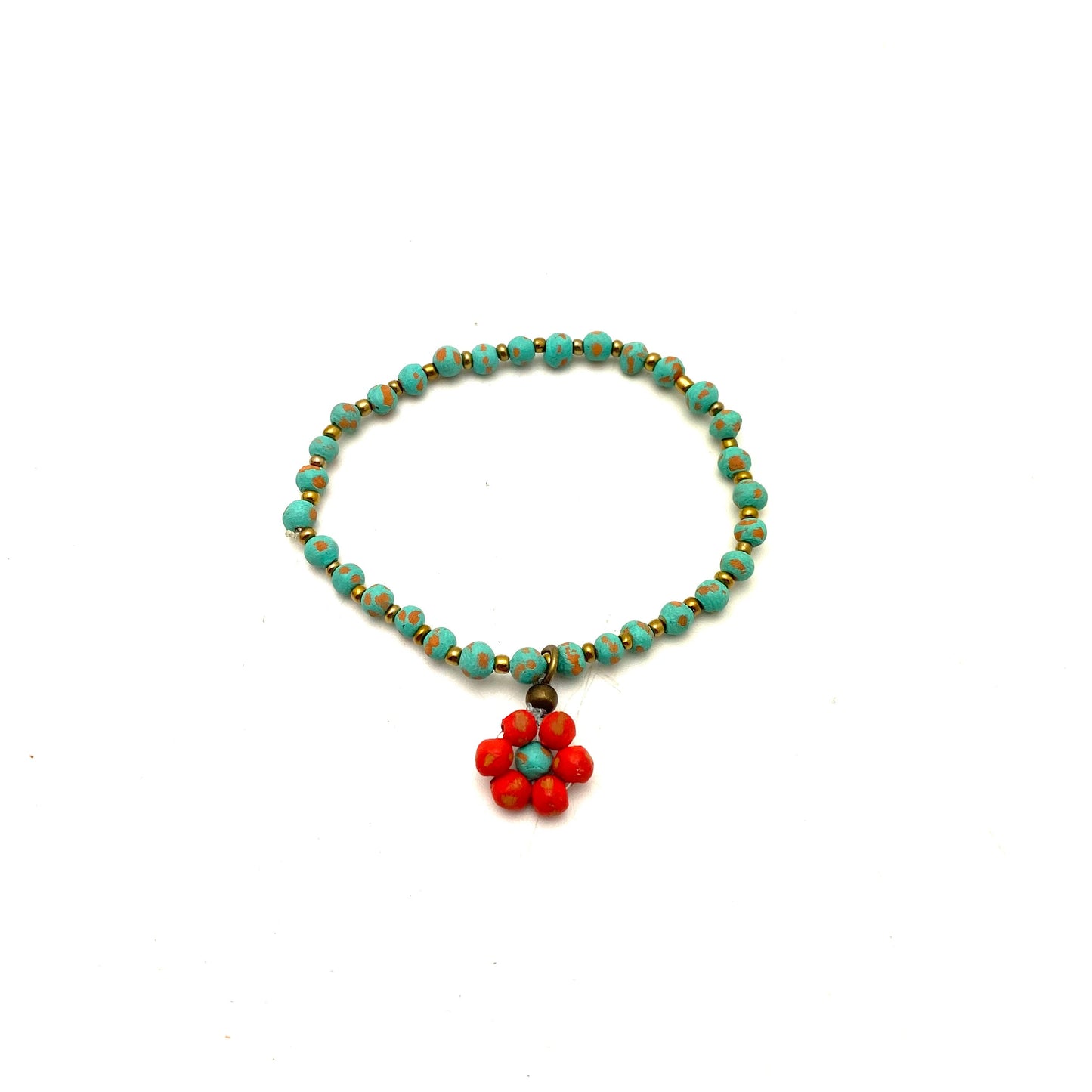 Ceramic Daisy Bracelet