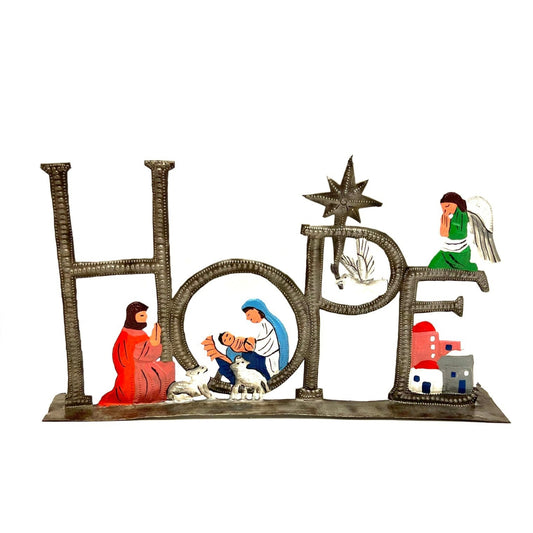 Hope Nativity Painted