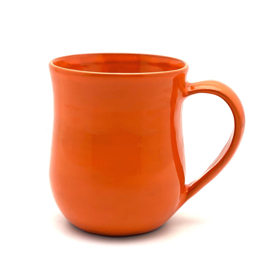 Handmade Mug - Bright Orange