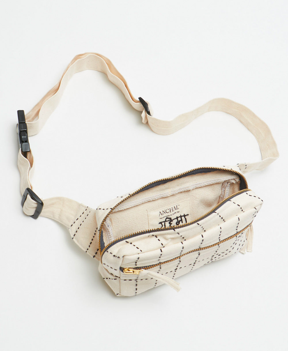 Embroidered Belt Bag