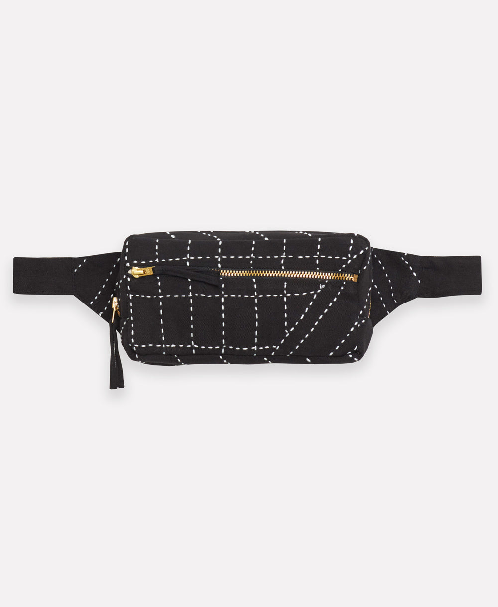 Embroidered Belt Bag