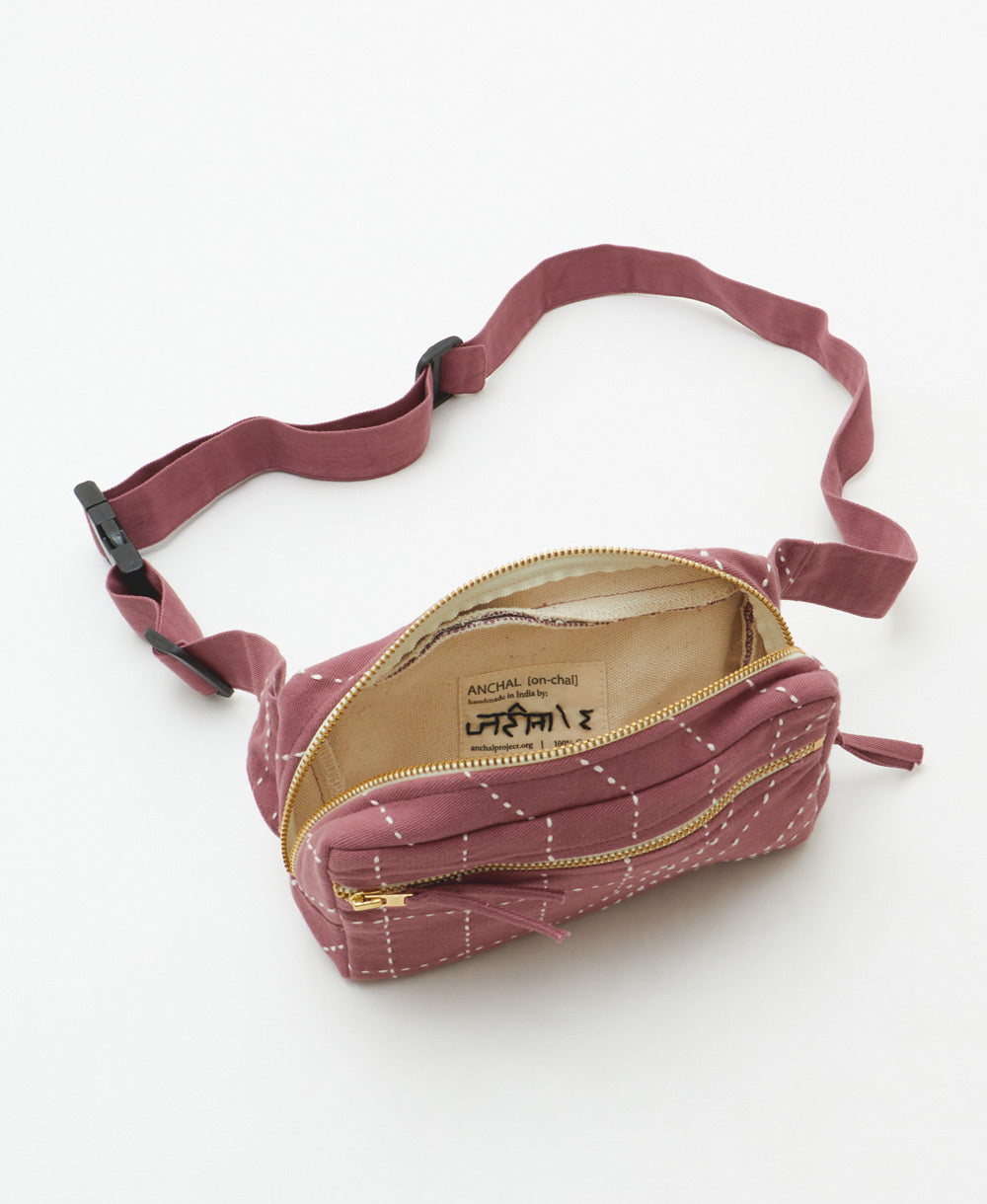 Embroidered Belt Bag